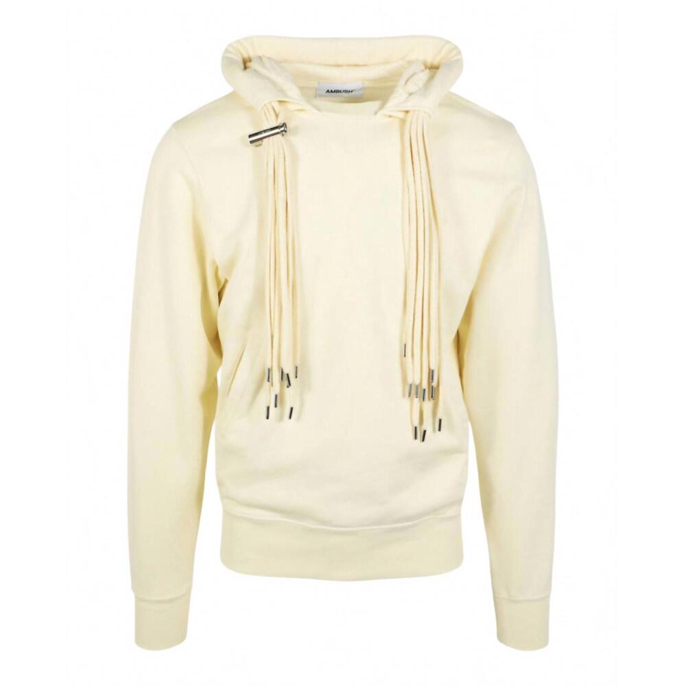 NEW AMBUSH women's multi-drawcord hoodie in white